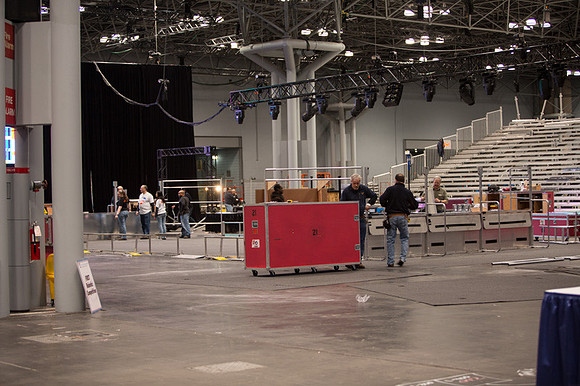 FRC 2013 Setup Day, the calm before the storm-45