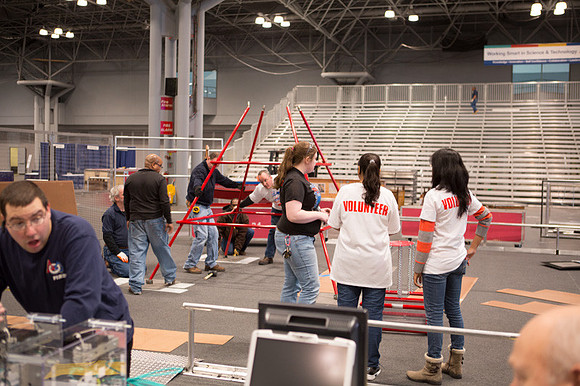 FRC 2013 Setup Day, the calm before the storm-47