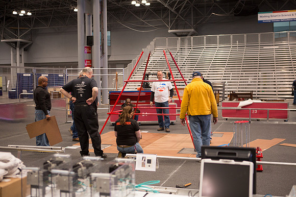 FRC 2013 Setup Day, the calm before the storm-51
