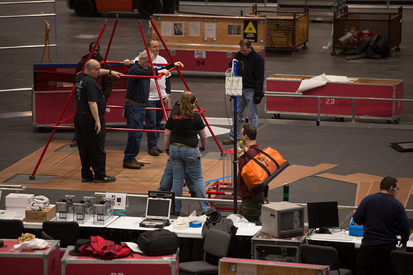 FRC 2013 Setup Day, the calm before the storm-53