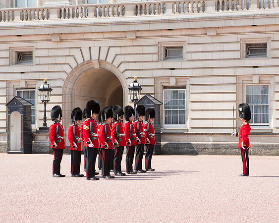 Changing of the Guard, Buckingham Palace, England - 1