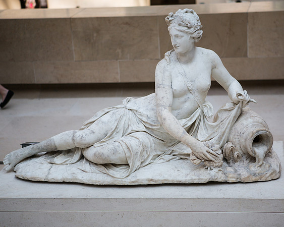 Nymph shell Coysevox Louvre, Paris France